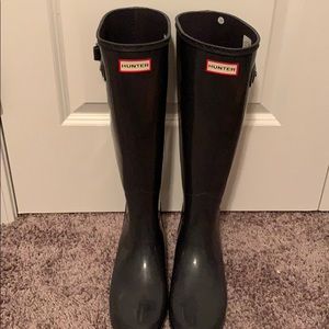 tall Hunter rain boots